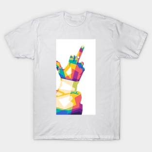 middle finger pop art T-Shirt